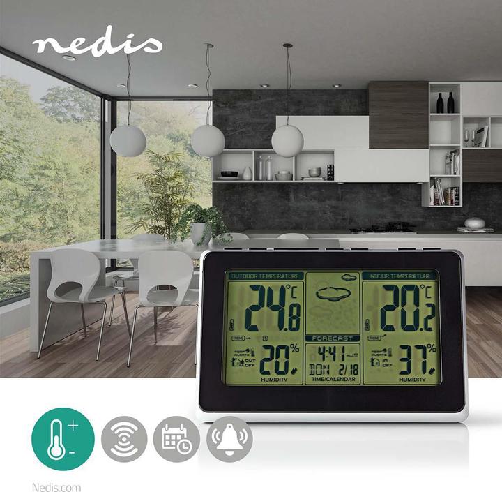 Actual product image Nedis Weather Station WEST400BK