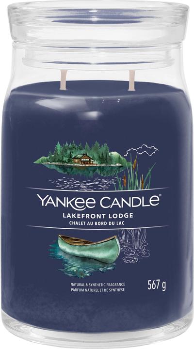 Actual product image Yankee Candle Scented Candle Lakefront Lodge Signature Large Jar