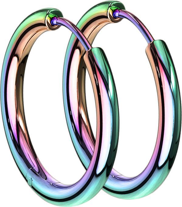 Star Piercing Ohrring farbig (Chirurgenstahl 316L, ohne Messing)
