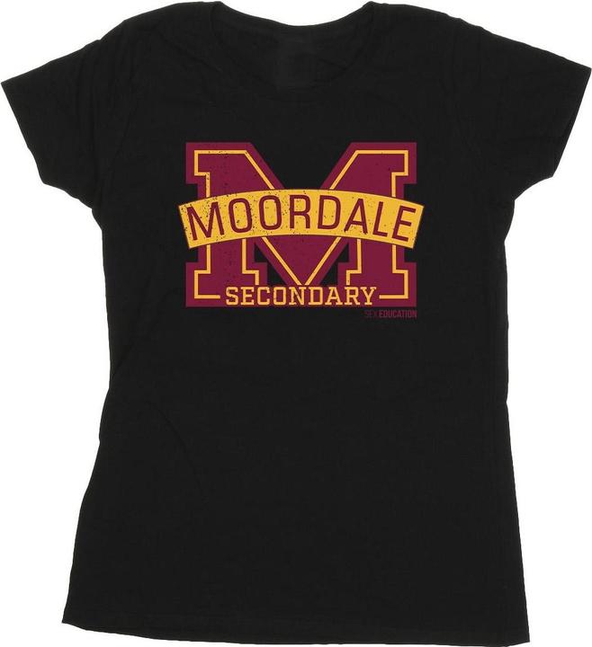 Netflix Sex Education Moordale Cracked M Logo 2 TShirt