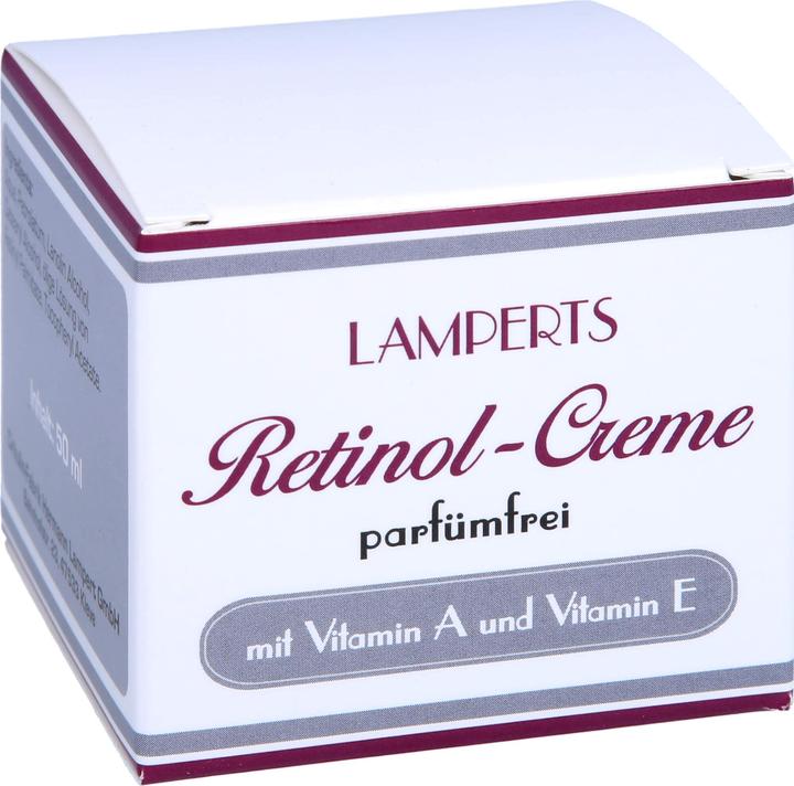 Produktbild Lamberts Retinol Creme parfümfrei Lamperts, 50 ml Creme (50 ml, Nachtcreme)