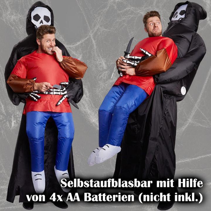 Image du produit Hermex Fantôme Costume gonflable Halloween Grim Reaper Slenderman (Taille unique)