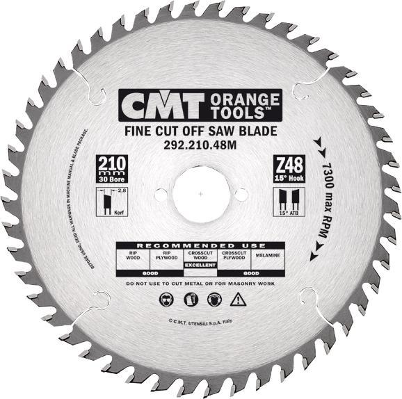 Immagine prodotto CMT 292.125.36H HM-Sägeblatt fein gezahnt 120 x 20 x 36T