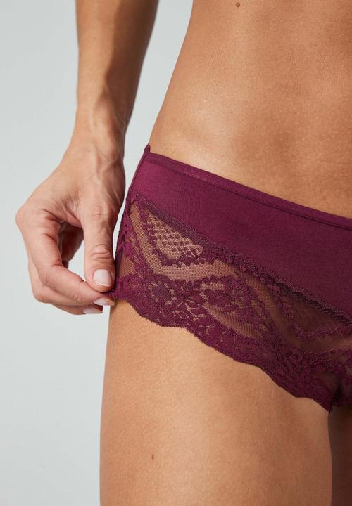 Produktbild Snocks Hipster Panties mit Spitze (XL, 3er Pack)