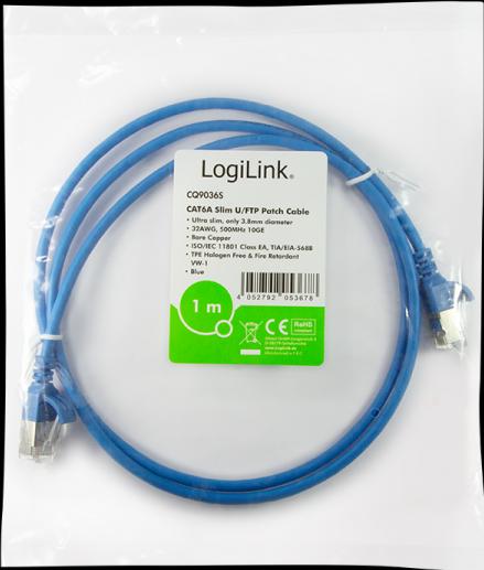 Productafbeelding LogiLink Netwerkkabel (STP, CAT6a, 3 m)