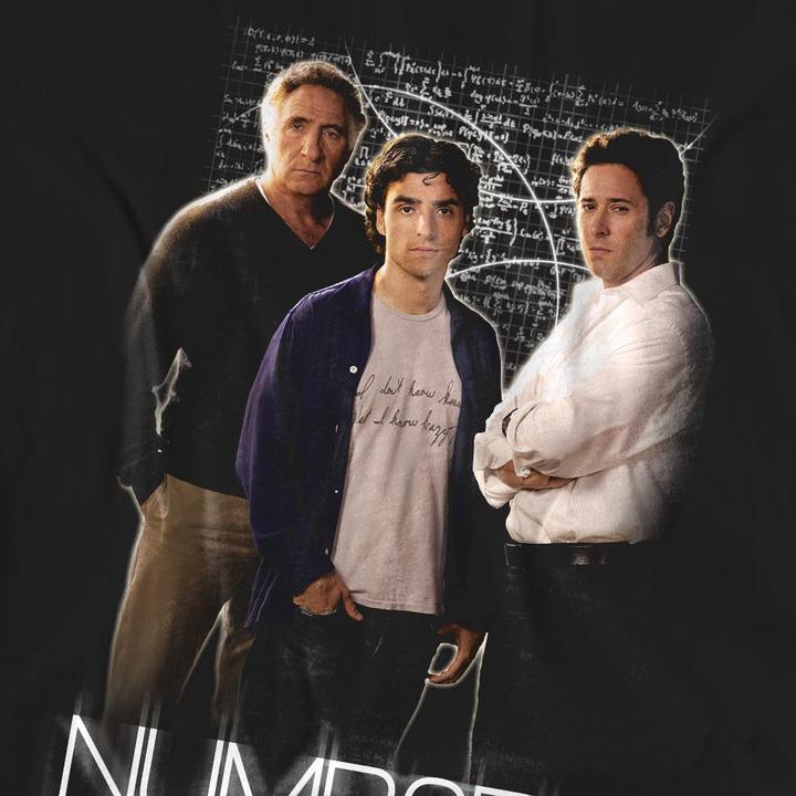 Actual product image Numb3rs Unisex Adult Equations T-Shirt (L)