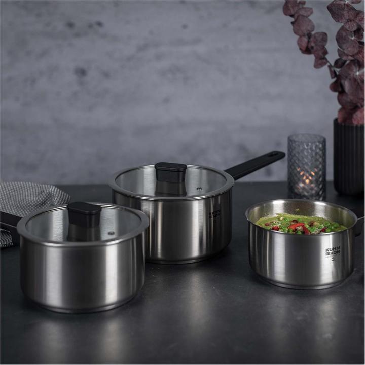 Produktbild Kuhn Rikon Locarno Stielkasserolle 2.0 L (18 cm, Stielkasserolle, Edelstahl)