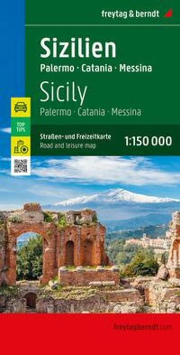 Image du produit Sicile, carte routière et de loisirs 1:150.000, freytag & berndt