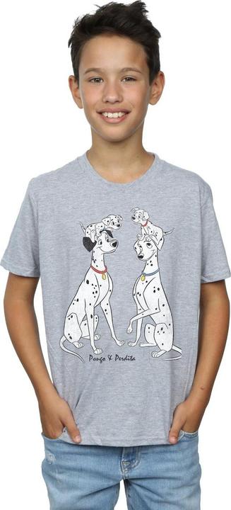 Immagine prodotto Disney 101 Dalmatians Classic Pongo And Perdita Maglietta Ragazzi (116)