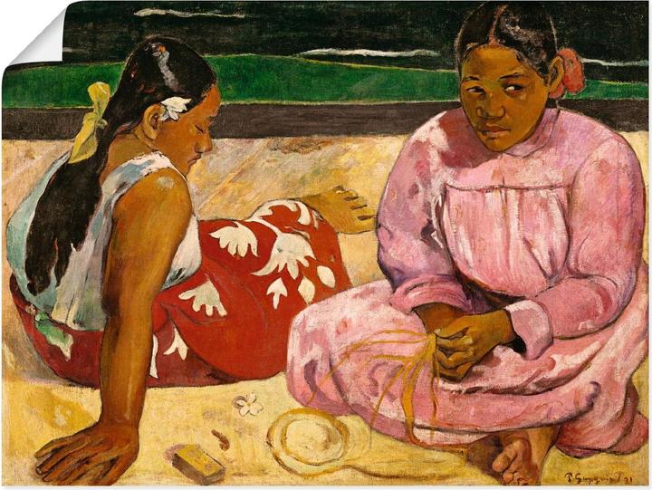 Immagine prodotto Artland Donne di Tahiti (o: sulla spiaggia).1891 T6RH (80 x 60 cm)