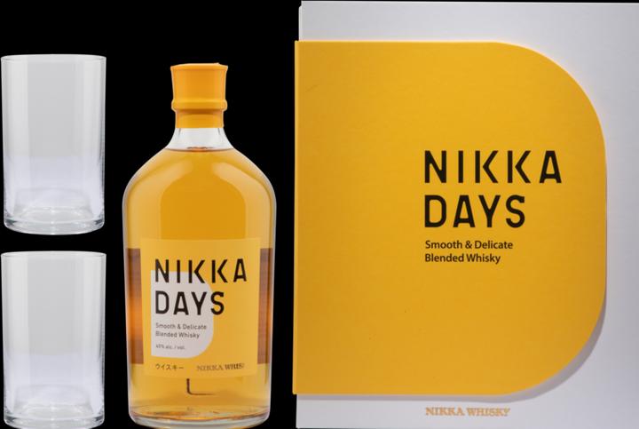 Produktbild Nikka Blended Whisky Days Geschenkset mit 2 Gläsern (Blended Whisky, Japanischer Whisky)