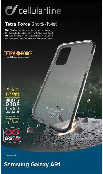 Actual product image Cellularline Tetra Force Shock Twist (Samsung Galaxy S10 Lite, Samsung Galaxy A91)