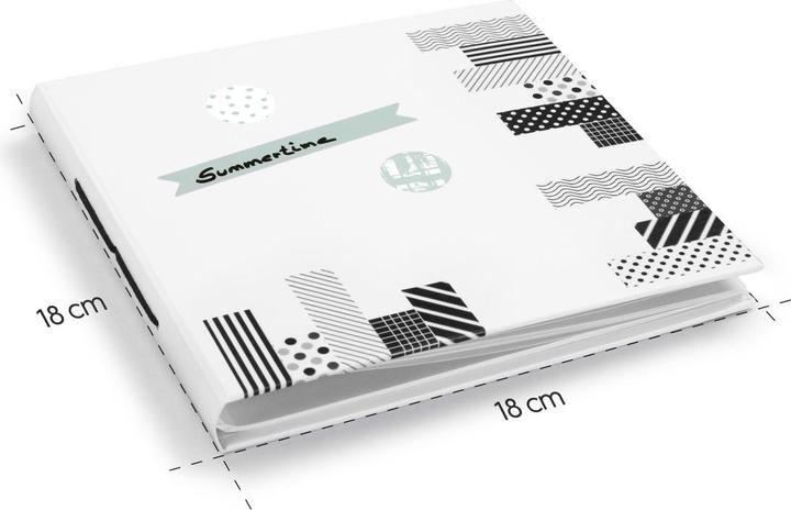 Produktbild Hama Kreativ-Set, Album selbst gestalten m. Multi-Zubehör, Foto-Geschenkidee DIY (18 x 18 cm)
