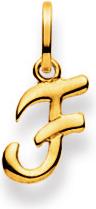 Produktbild Natsumi Schmuck Anhänger Buchstabe F Gelbgold 18K/750 (750/18 K Gelbgold)