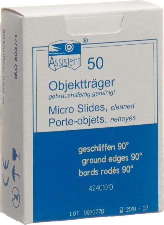 Assistent Objektträger Elka Kanten geschlif 50 Stk