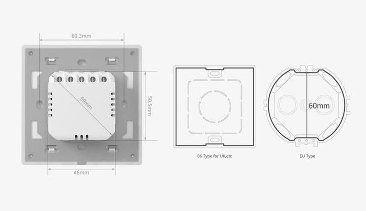 Immagine prodotto Sonoff Interruttore a parete intelligente TX Ultimate