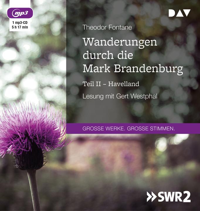 Produktbild Wanderungen durch die Mark Brandenburg - Teil II (Theodor Fontane, Gert Westphal, Deutsch)