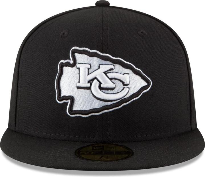 Produktbild New Era 59Fifty Fitted Cap BLACK Kansas City Chiefs - 7 1/4 (7 1/4)