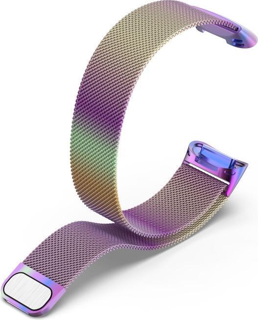 Produktbild Cover-Discount Fitbit Charge 5 - Milanese Edelstahl Armband Regenbogen (Edelstahl, Charge)