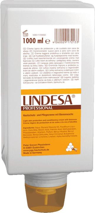 Lindesa Pflegecreme mit Bienenwachs, 1.000 ml (1 ml)