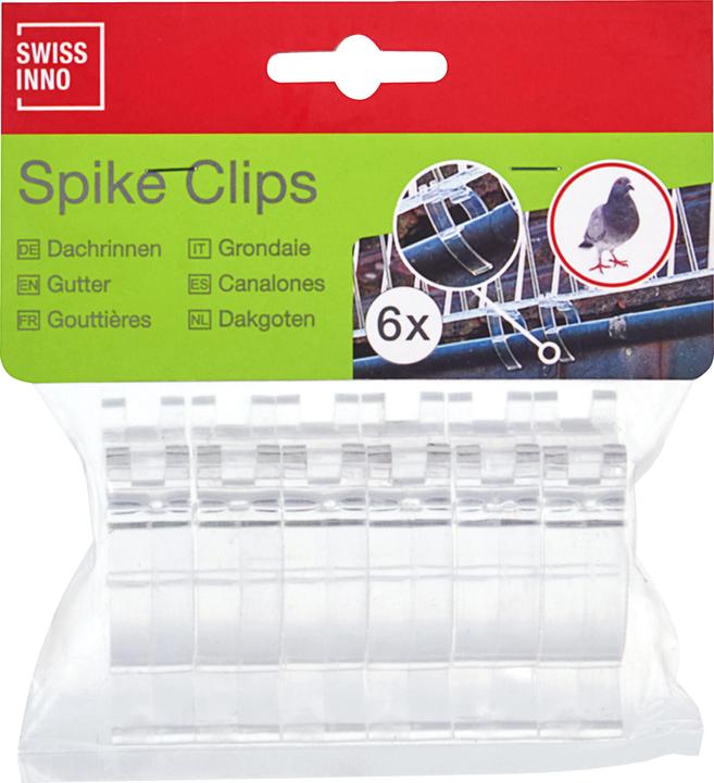 Produktbild Swissinno Clips 6er für Montage von Taubenabwehr-Spikes an Dachrinnen