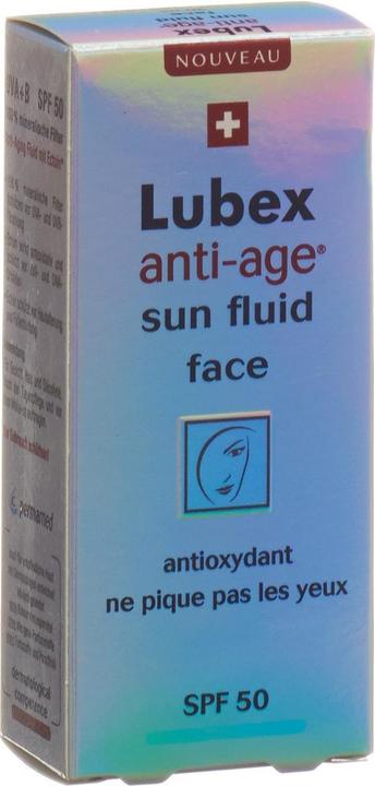 Immagine prodotto Lubex anti-age Sun Fluif FACE UVA + B SPF 50+ (Crema solare viso, SPF 50, 30 ml, 50 g)