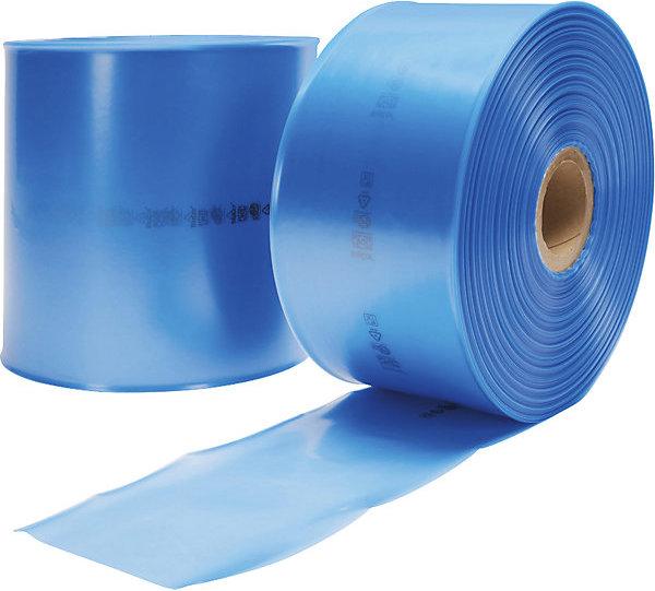 Actual product image kaiserkraft Tubular VCI film, 100 µm thick, roll LxW 500 m x 200 mm.