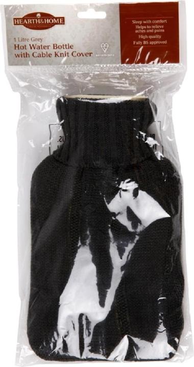 Image du produit Universal Textiles Bouteille d'eau chaude avec housse en tricot (1 l)