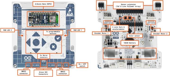 Produktbild Arduino Alvik Roboter mit ESP32 Board