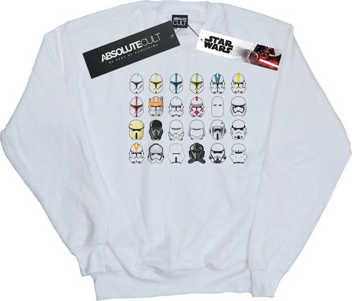 Star Wars Trooper Helmets Sweatshirt (XL)