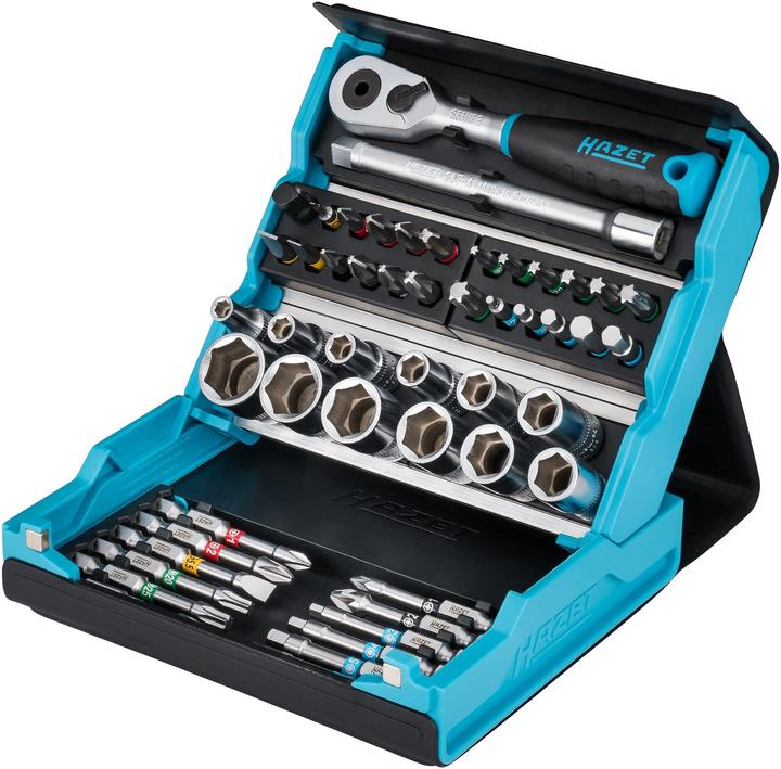 Immagine prodotto HAZET Serie di chiavi a bussola SmartCase 2200SC-2 ∙ Attacco esagonale, massiccio, 6,3 (1/4 di poll… (14 mm, 4 mm, 8 mm, 11 mm, 9 mm, 12 mm, 5 mm, 13 mm, 10 mm, 6 mm, 7 mm, 3 mm)