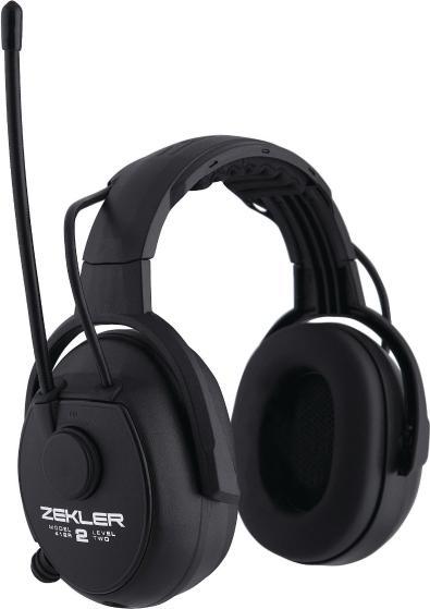 Actual product image Skydda Danmark A/S Hearing protector Skydda Zekler 412R, radio, black, SNR 30 dB