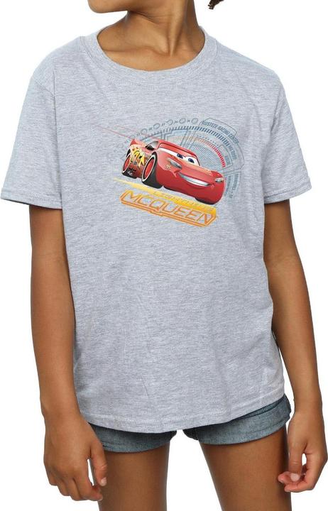 Actual product image Cars Girls Lightning McQueen Cotton T-Shirt (116)