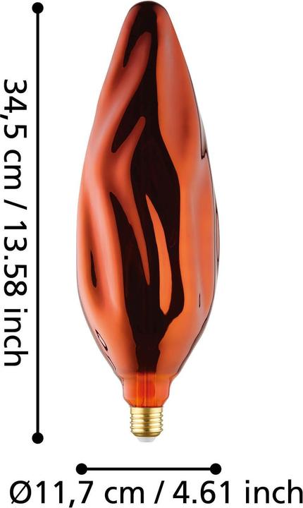 Actual product image EGLO LED bulb E27 (E27, 4 W, 20 lm, 6 x)