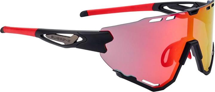 Produktbild Swiss Eye Mantra Sportbrille (Black matt-red, schwarz matt-red smoke BR)