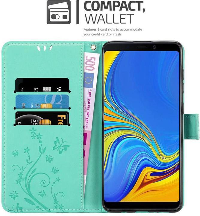 Actual product image Cadorabo Flower Book Cover (Samsung Galaxy A9 (2018))