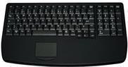 Produktbild Active Key Industry 4.0 Notebook Style Ultraflat Touchpad Keyboard with NumPad PS2 Black (DE, Kabelgebunden)