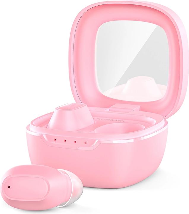Produktbild Choetech MEMS wireless TWS Bluetooth 5.3 headphones - pink (17 h, Kabellos)