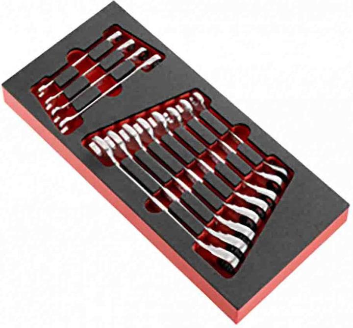 Actual product image Facom Ratchet ring/fork wrench set, 12 pieces