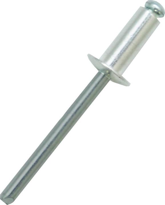 Actual product image Rs Pro Blind rivet, Ø 6.4mm x 15mm, silver, aluminium, 6.5mm steel