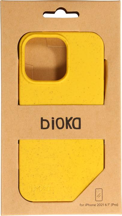Image du produit Bioka Coque biodégradable et compostable Eco-Friendly jaune (Apple iPhone 14 Pro)