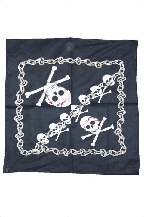 Image du produit Smiffys Foulard de pirate avec tête de mort