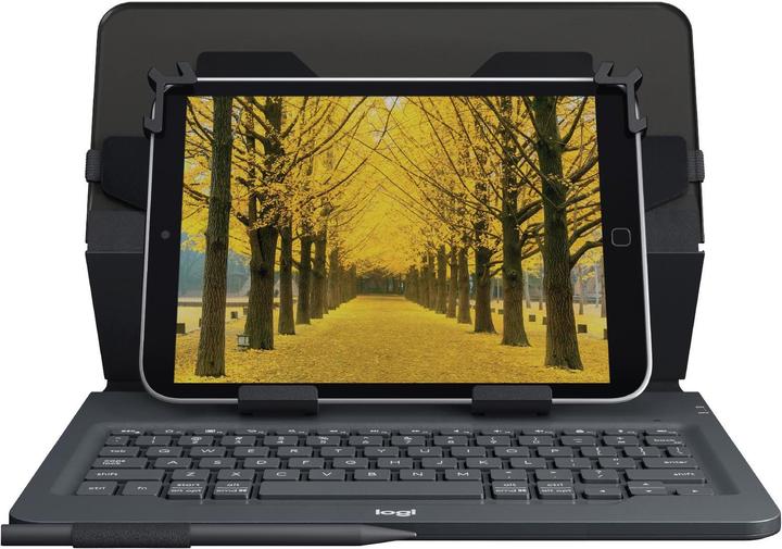 Produktbild Logitech Universal Folio Mobile Keyboard QWERTY English (UK) Black Bluetooth (Eng. Int., Universal)