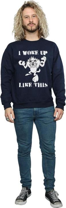 Actual product image Looney Tunes Mens Taz I Woke Up Like This Sweatshirt (XL)