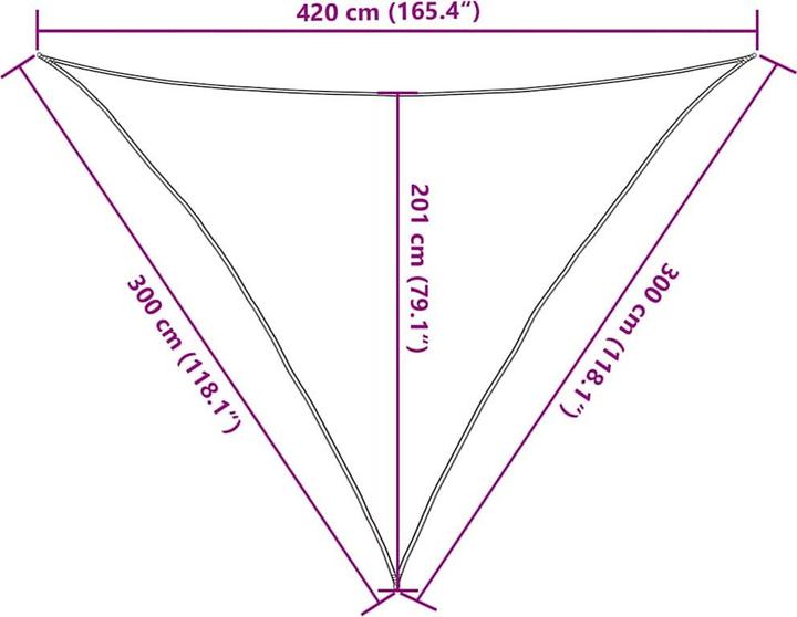 Produktbild VidaXL Sonnensegel (300 x 300 x 420 cm)