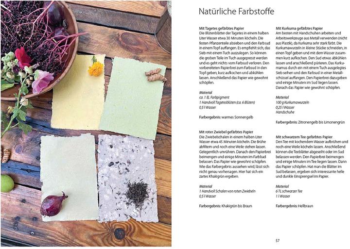 Produktbild Papiere schöpfen und gestalten (Deutsch, Dorina Tessmann, Eva Hauck, 2024)