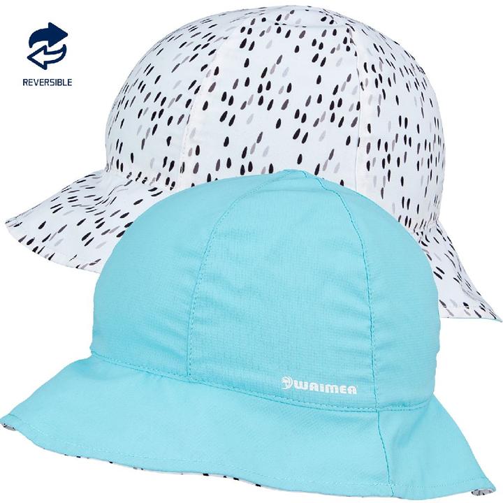NoName Cappello da sole UV Junior reversibile Bali Blu