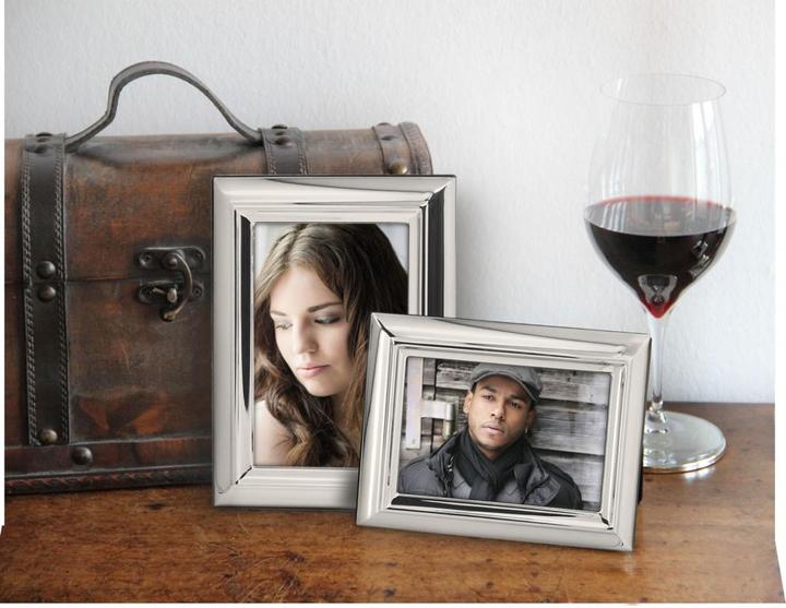 Actual product image Edzard Florence photo frame for photo 20 x 25 cm, silver-plated, tarnish-resistant (20 x 25 cm)
