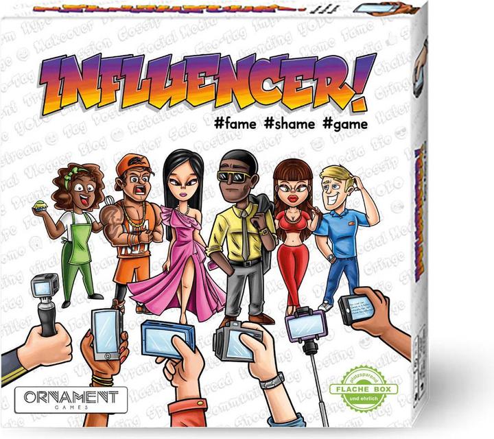 Produktbild Ornament Games Influencer! #fame #shame #game - Brettspiel (Deutsch)