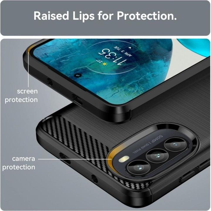 Image du produit Screenguard Motorola Moto G52 Housse Carbon Brushed Soft TPU (Motorola Moto G52)